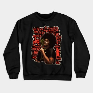 No Fear Afro Strong Woman Crewneck Sweatshirt